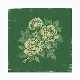 Branch With Flowers Roses Isolated Vintage Grunge Aisjuxttszq3gvv0uc7qcw Kv4a2wp Q52ledg0175kdw (1) Canvas Print