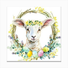 Easter Lamb Canvas Print