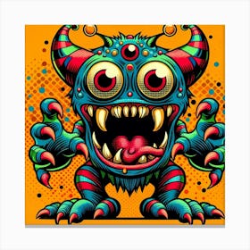 Monster Monster Monster Canvas Print