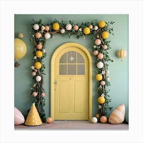 Easter Door 6 Canvas Print