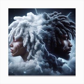 Lightning And Thunder Canvas Print