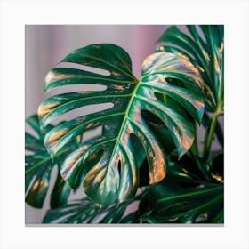 Greens Plants Botanicals Art Canvas Print