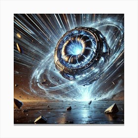 Energy Disruptor Gravity Bomb Canvas Print