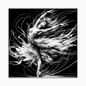 Dancer In Flight Canvas Print
