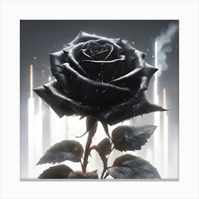 Black Rose 3 Canvas Print
