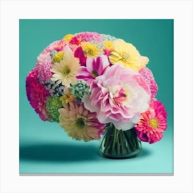 Bouquet Of Flowers Canvas Print