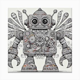 Robot By Robert Canvas Print
