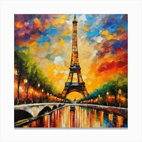 Eiffel Tower 5 Canvas Print