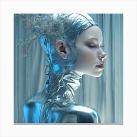 Futuristic Woman 109 Canvas Print