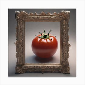 Tomato In A Frame 3 Canvas Print