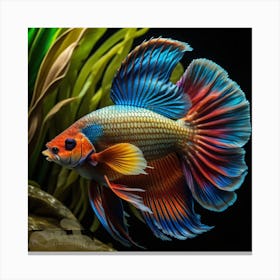 Betta 1 - Siamese Fighting Fish Canvas Print