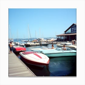 The Old Marina ~Reality Reimagined 9 Canvas Print