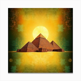 Egyptian Pyramids Canvas Print