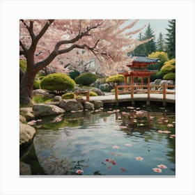Asian Garden Canvas Print