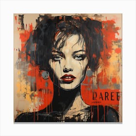 Dare Woman Canvas Print