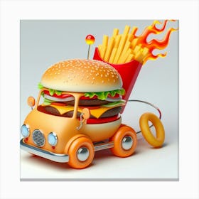 Burger Truck 7 Canvas Print