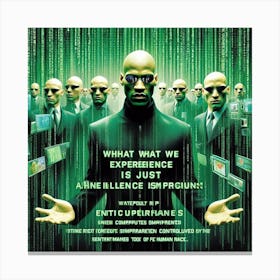 Matrix Matrix Movie Poster Canvas Print