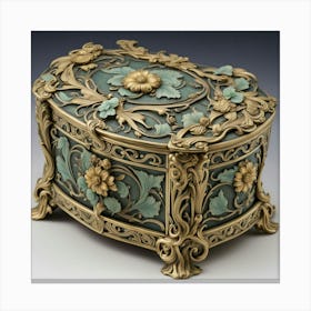 Victorian Jewelry Box Canvas Print