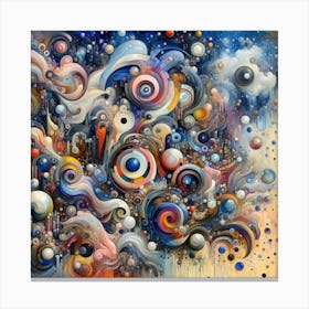 Abstract Painting Canvas Print