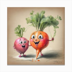 Carrots 5 Canvas Print