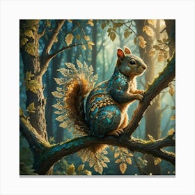 Fairy Squirrel Canvas Print