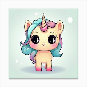 Cute Unicorn 299 Canvas Print