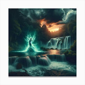 Fairy In The Forest 44 Canvas Print