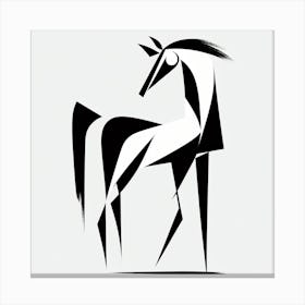 Abstract Horse Canvas Print