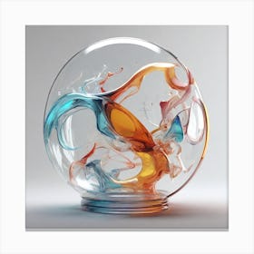 Glass Sphere 2 Canvas Print