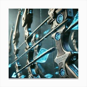 Cascade Sovereignty Scifi Waveguard Archers Bows Canvas Print