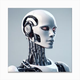Humanoid Robot Canvas Print