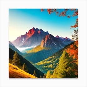 Autumn In The Mountains 14 Canvas Print
