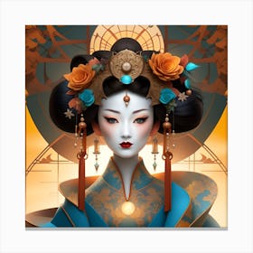 Geisha 36 Canvas Print