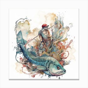 Fisherman Canvas Print