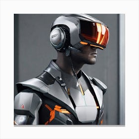 Futuristic Man 53 Canvas Print