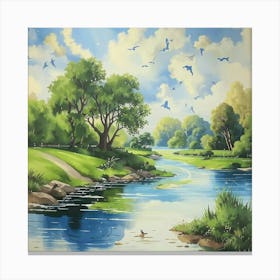 Landscape Painting 6 Canvas Print