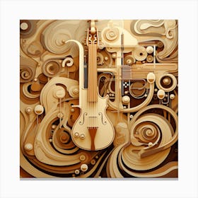 Acoustic Guitar Canvas Print