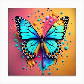 Butterfly Stock Videos & Royalty-Free Footage Canvas Print