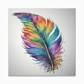 Feather Feather Feather 11 Canvas Print