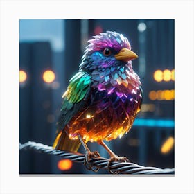 Colorful Bird Canvas Print