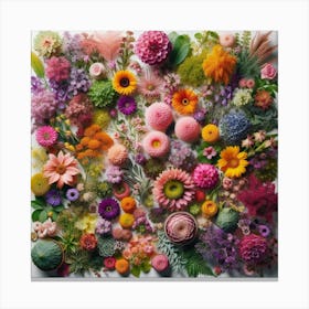 Flower Arrangement Canvas Print