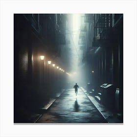 Dark Alley 1 Canvas Print