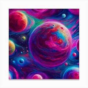 Surreal SpaceArt Canvas Print