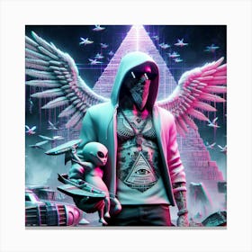 Angels And Demons Canvas Print