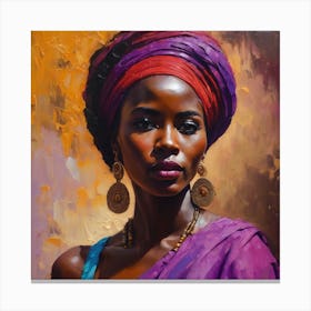 African Woman 1 Canvas Print