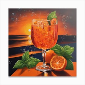 Aperol Wall Art 1 Canvas Print