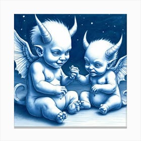 Baby Devils Canvas Print