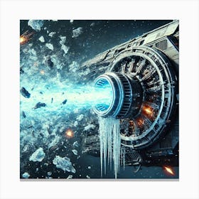 Futuristic Cryo Energy Weapon Canvas Print