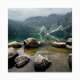 Tatra Mountain Lake Canvas Print