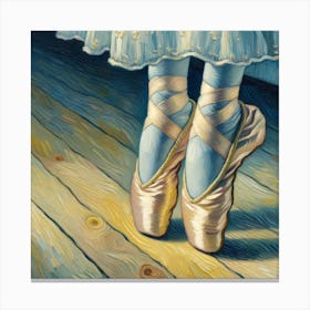 Ballet Shoes - Van Gogh Wall Art  Canvas Print